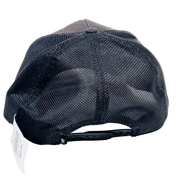 Goorin Bros The Farm Slick Seal Trucker Snapback Hat Cap Golfer Black Yellow New - Picture 2 of 5